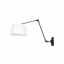 Applique murale Steinhauer Prestige Chic Noir, 1 lumière