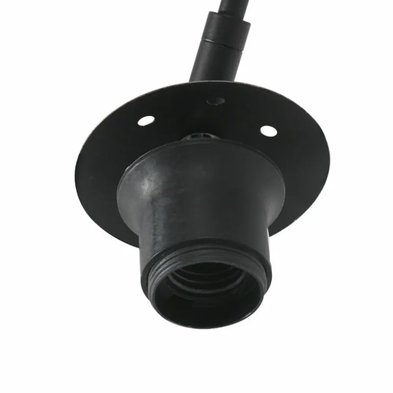 Applique murale Steinhauer Sparkled Light Noir, 1 lumière