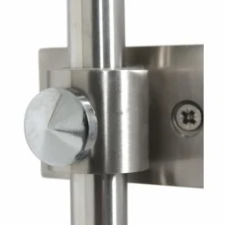 Applique murale Steinhauer Sparkled Light Acier brossé, 1 lumière