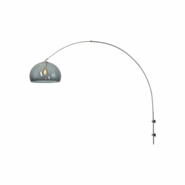 Applique murale Steinhauer Sparkled Light Acier brossé, 1 lumière