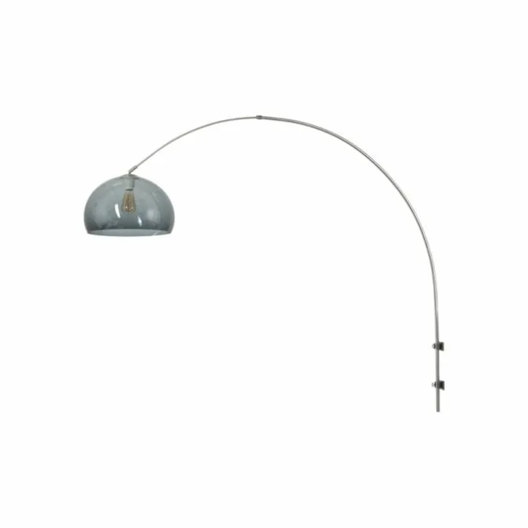 Applique murale Steinhauer Sparkled Light Acier brossé, 1 lumière