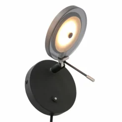 Applique murale Steinhauer Turound LED Noir, 1 lumière