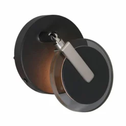 Applique murale Steinhauer Turound LED Noir, 1 lumière