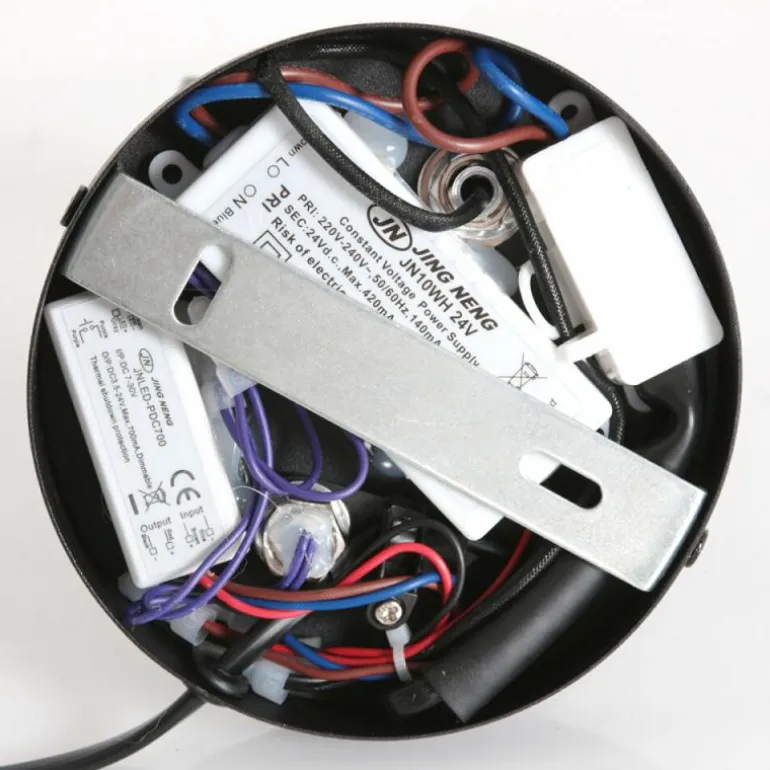 Applique murale Steinhauer Turound LED Noir, 1 lumière