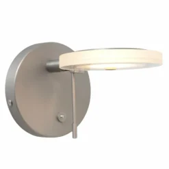 Applique murale Steinhauer Turound LED Acier inoxydable, 1 lumière