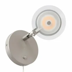 Applique murale Steinhauer Turound LED Acier inoxydable, 1 lumière