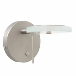 Applique murale Steinhauer Turound LED Acier inoxydable, 1 lumière