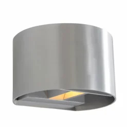 Applique murale Steinhauer Muro LED Acier inoxydable, 1 lumière