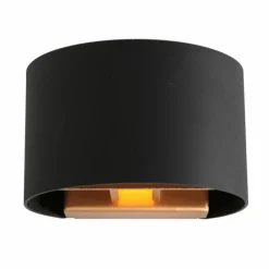 Applique murale Steinhauer Muro LED Noir, 1 lumière