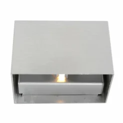 Applique murale Steinhauer Muro LED Acier inoxydable, 1 lumière