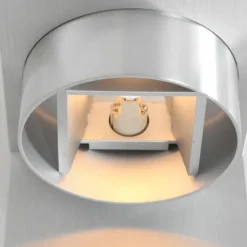 Applique murale Steinhauer Muro LED Acier inoxydable, 1 lumière