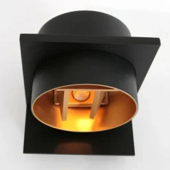 Applique murale Steinhauer Muro LED Noir, 1 lumière