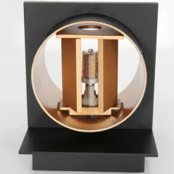 Applique murale Steinhauer Muro LED Noir, 1 lumière