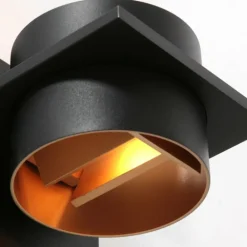 Applique murale Steinhauer Muro LED Noir, 1 lumière