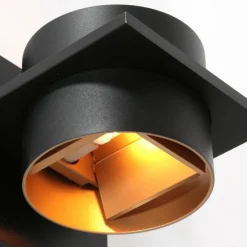 Applique murale Steinhauer Muro LED Noir, 1 lumière