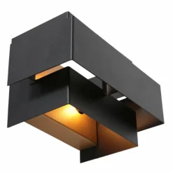 Applique murale Steinhauer Muro LED Noir, 2 lumières