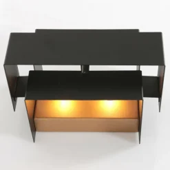 Applique murale Steinhauer Muro LED Noir, 2 lumières