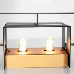 Applique murale Steinhauer Muro LED Noir, 2 lumières