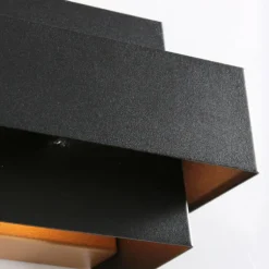 Applique murale Steinhauer Muro LED Noir, 2 lumières