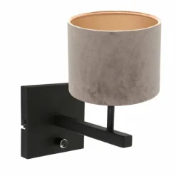 Applique murale Steinhauer Stang Noir, 1 lumière