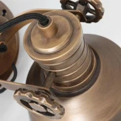 Applique murale Steinhauer Sprocket Bronze, 1 lumière