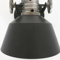 Applique murale Steinhauer Sprocket Noir, 1 lumière