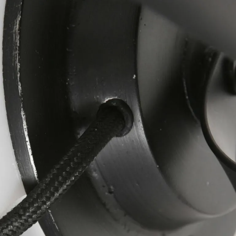 Applique murale Steinhauer Sprocket Noir, 1 lumière