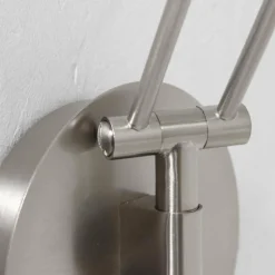 Applique murale Steinhauer Soleil LED Acier brossé, 1 lumière