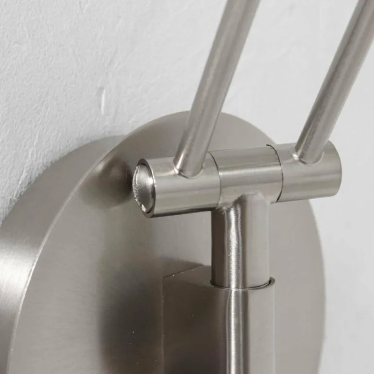 Applique murale Steinhauer Soleil LED Acier brossé, 1 lumière