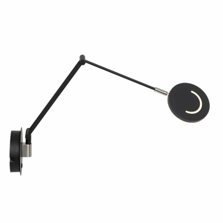 Applique murale Steinhauer Soleil LED Noir, 1 lumière