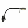 Applique murale Steinhauer Turound LED Noir, 1 lumière