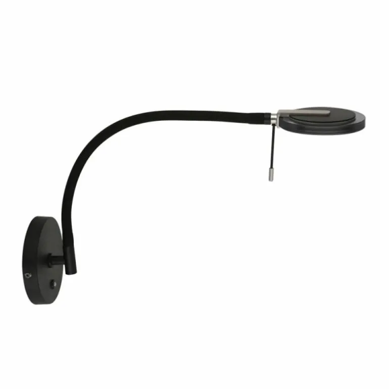 Applique murale Steinhauer Turound LED Noir, 1 lumière