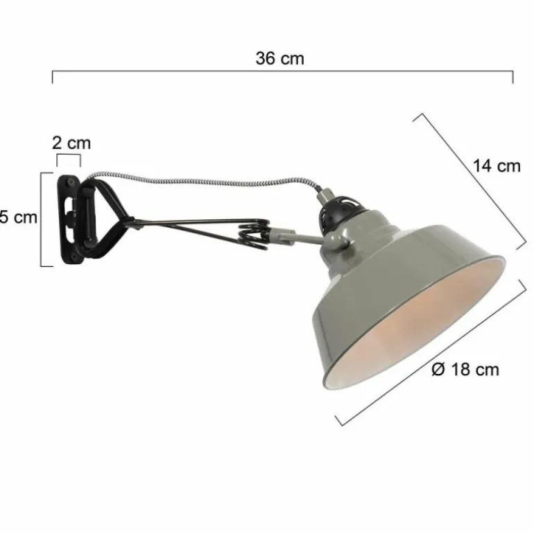 Applique murale Steinhauer Nové Noir, 1 lumière