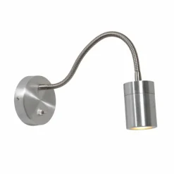 Applique murale Steinhauer Upround LED Acier brossé, 1 lumière