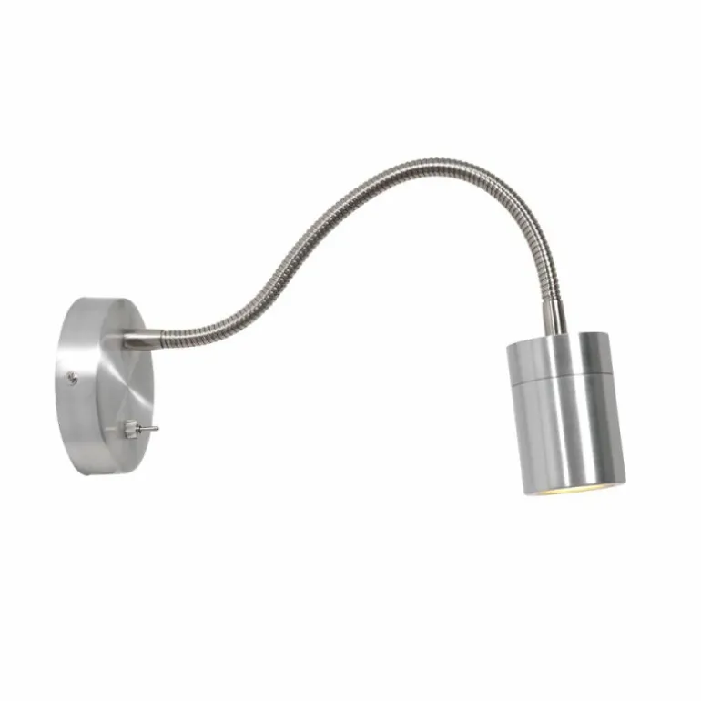 Applique murale Steinhauer Upround LED Acier brossé, 1 lumière