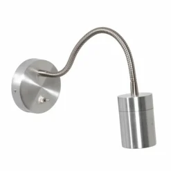 Applique murale Steinhauer Upround LED Acier brossé, 1 lumière