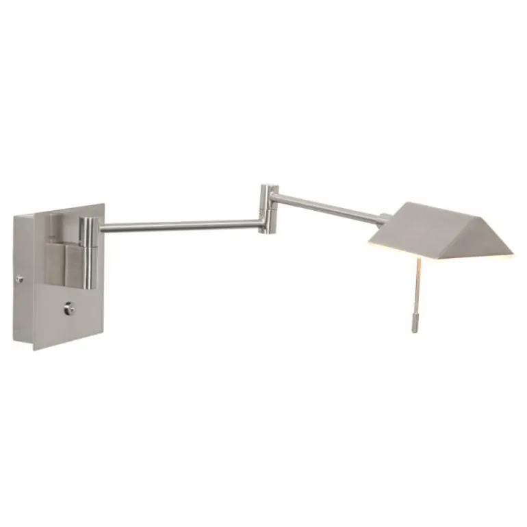 Applique murale Steinhauer Retina LED Acier brossé, 1 lumière