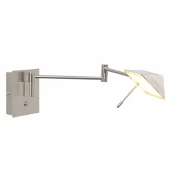 Applique murale Steinhauer Retina LED Acier brossé, 1 lumière