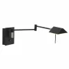Applique murale Steinhauer Retina LED Noir, 1 lumière