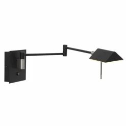 Applique murale Steinhauer Retina LED Noir, 1 lumière