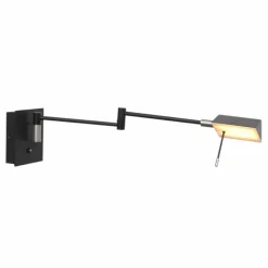 Applique murale Steinhauer Retina LED Noir, 1 lumière