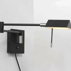 Applique murale Steinhauer Retina LED Noir, 1 lumière