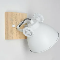 Applique murale Svanfolk Brun, Blanc, 1 lumière