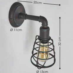 Applique murale Taggia Rouille, 1 lumière