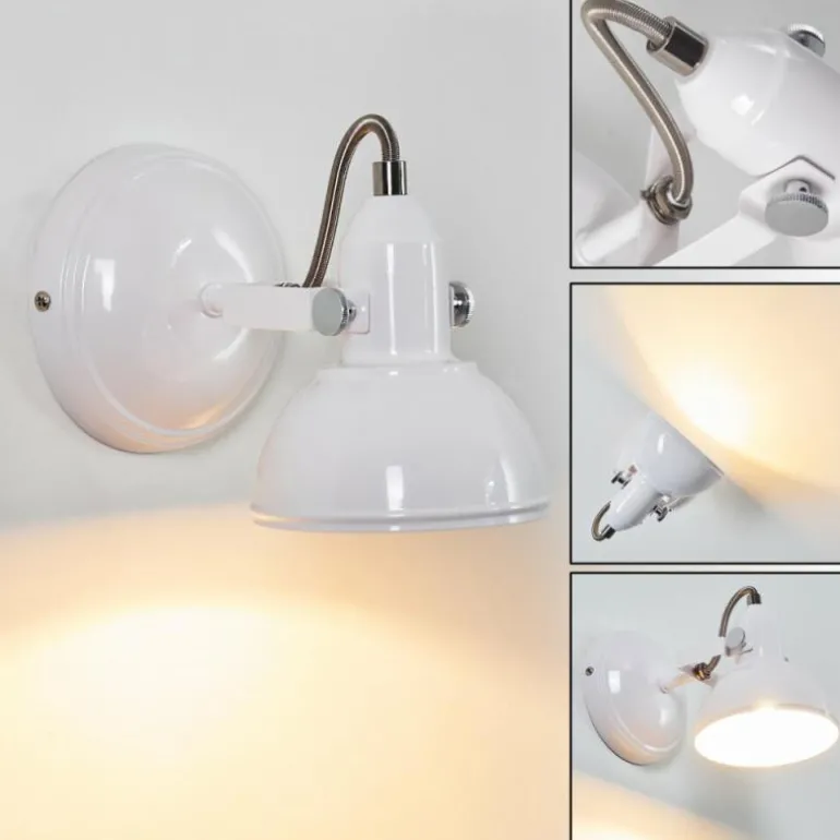 Applique murale Tina Blanc, 1 lumière