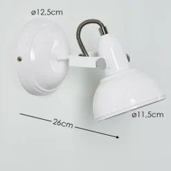 Applique murale Tina Blanc, 1 lumière