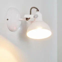 Applique murale Tina Blanc, 1 lumière