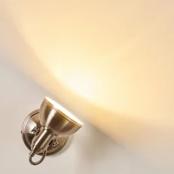 Applique murale Tina Nickel mat, 1 lumière