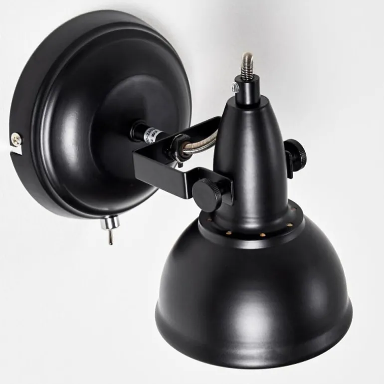 Applique murale Tina Noir, 1 lumière