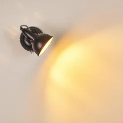 Applique murale Tina Noir, 1 lumière